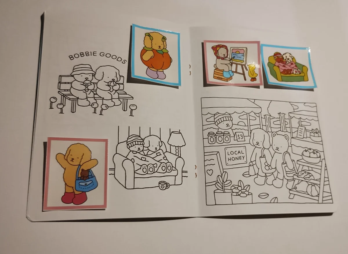 Bobbie Goods Álbum de Figurinhas + Desenhos de Colorir atividades Lembrancinha infantil 20 unidades - Imagem 7