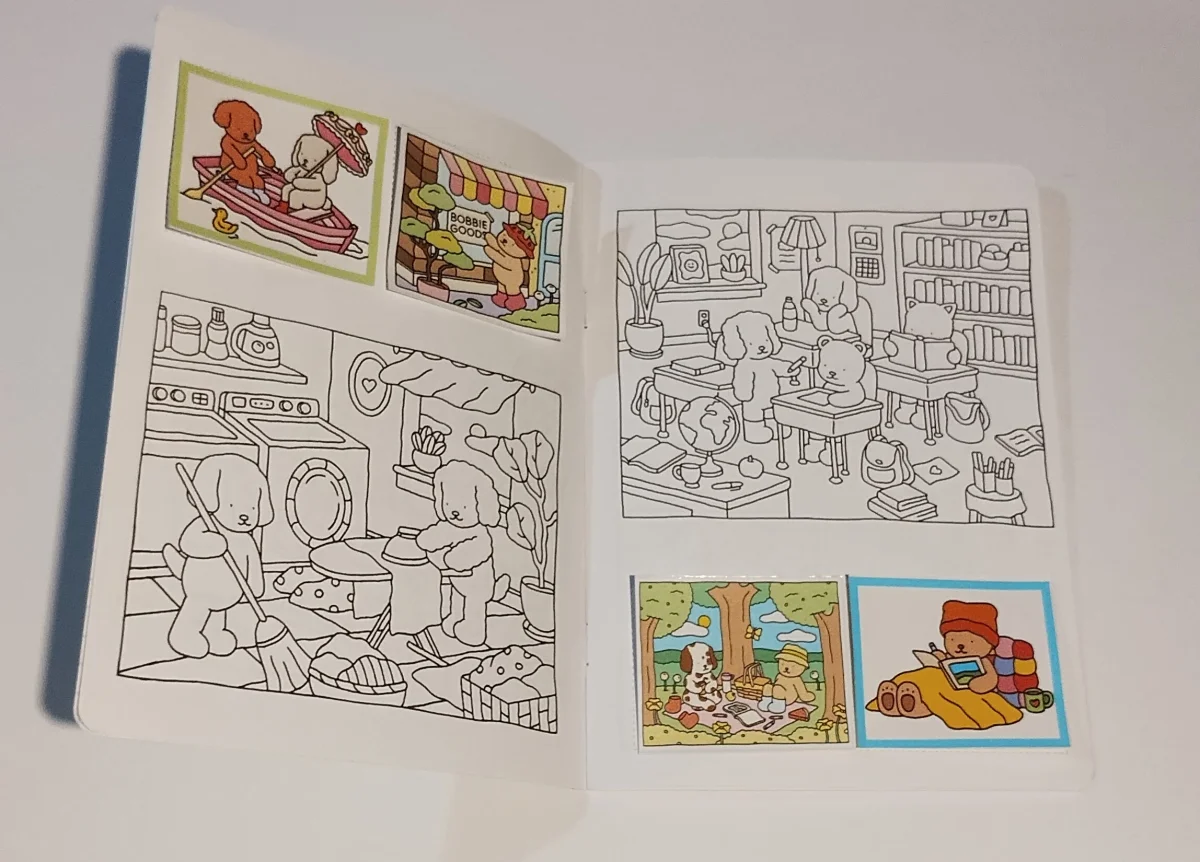 Bobbie Goods Álbum de Figurinhas + Desenhos de Colorir atividades Lembrancinha infantil 20 unidades - Imagem 6