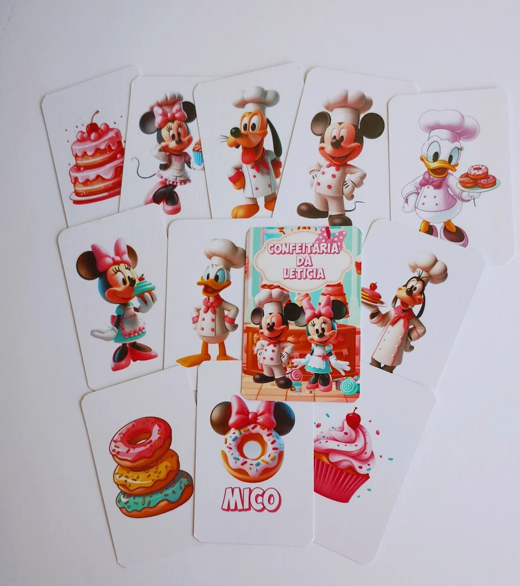 Dos Rosa Emilly Vick Jogo da Memória Personalizado lembrancinha festa infantil 20 unidades - Imagem 8