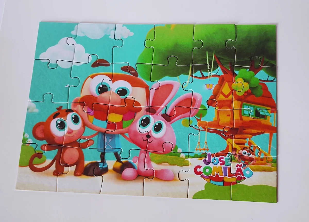 Bebefinn Quebra Cabeça Personalizado Lembrancinha Infantil Festa 20 unidades - Imagem 7