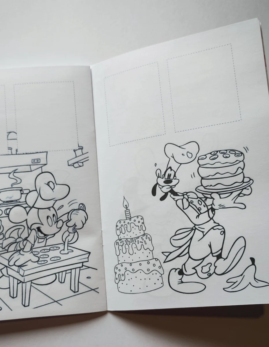 Minnie Confeitaria Álbum de Figurinhas personalizado desenhos + atividades lembrancinha 20 unidades - Imagem 5