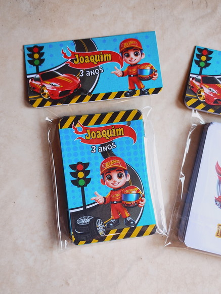 Jogo da Memória G Personalizado Hot Wheels 23 Cartas