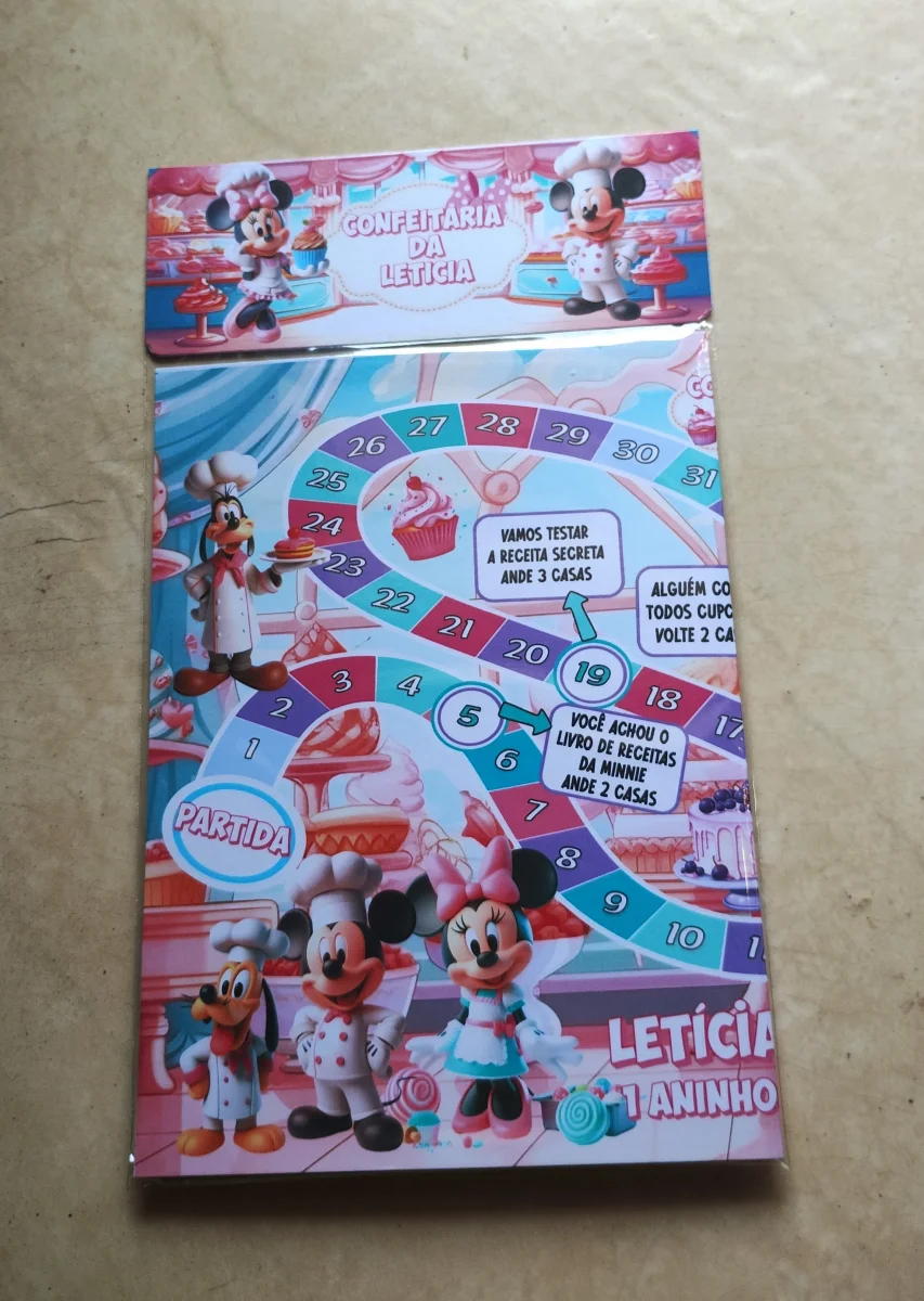 Bluey Bingo Jogo de Tabuleiro Trilha personalizado Lembrancinha festa 20 unidades - Imagem 5