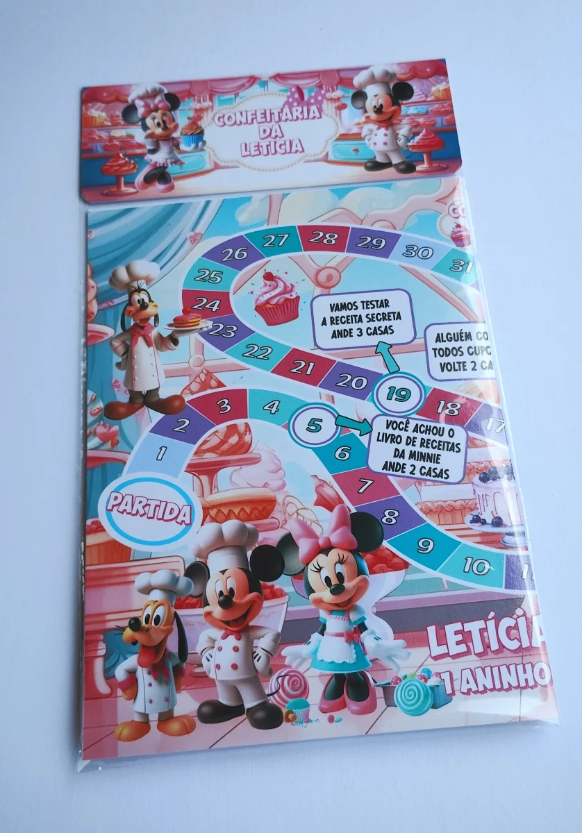 Divertidamente Jogo de Tabuleiro personalizado Lembrancinha infantil 20 unidades - Imagem 6