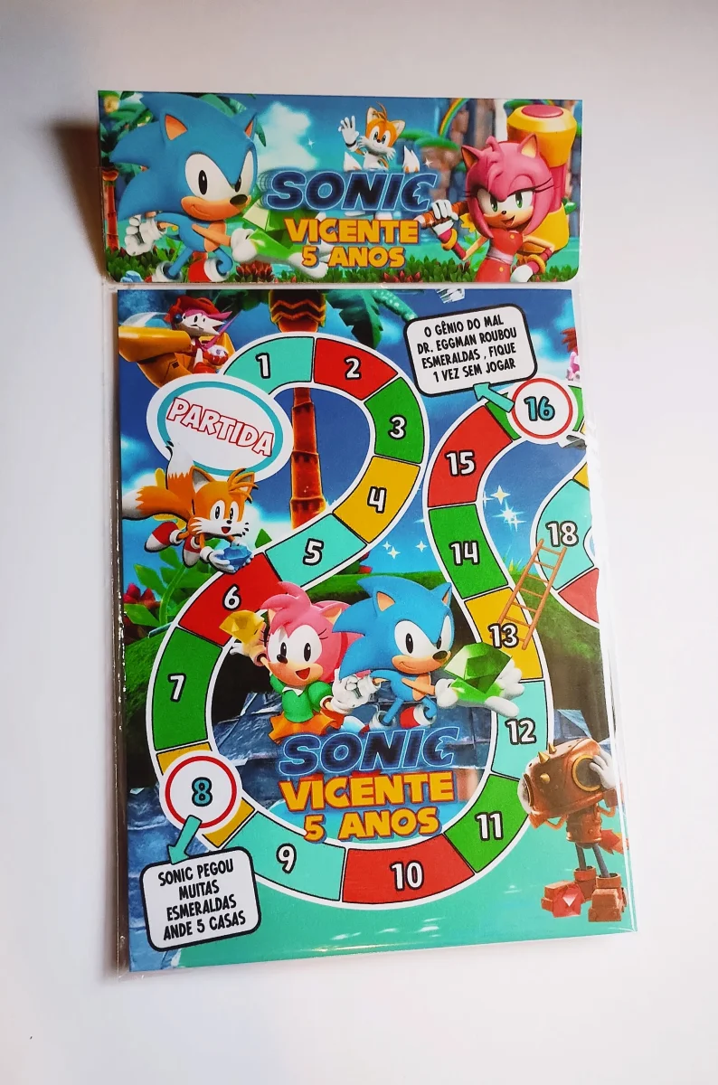 Super Mário Galaxi jogo de tabuleiro personalizado lembrancinha festa infantil 20 unidades - Imagem 6