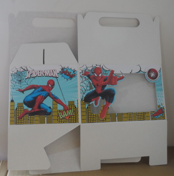 Homem Aranha Caixa Maleta Confeiteiro Páscoa Lembrancinha