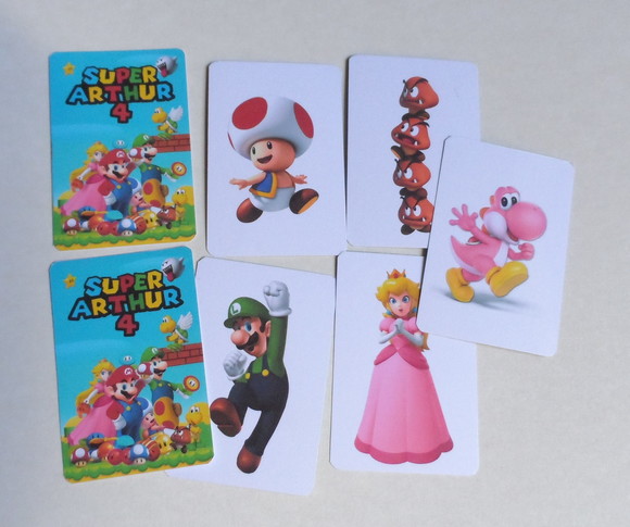 Jogo da Memória G Personalizado Super Mário + Carta Mico