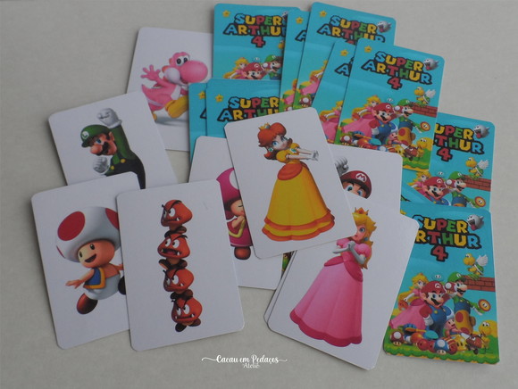 Jogo da Memória G Personalizado Super Mário