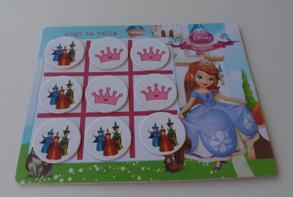Jogo da Velha Personalizado Princesa Sofia Vários Temas