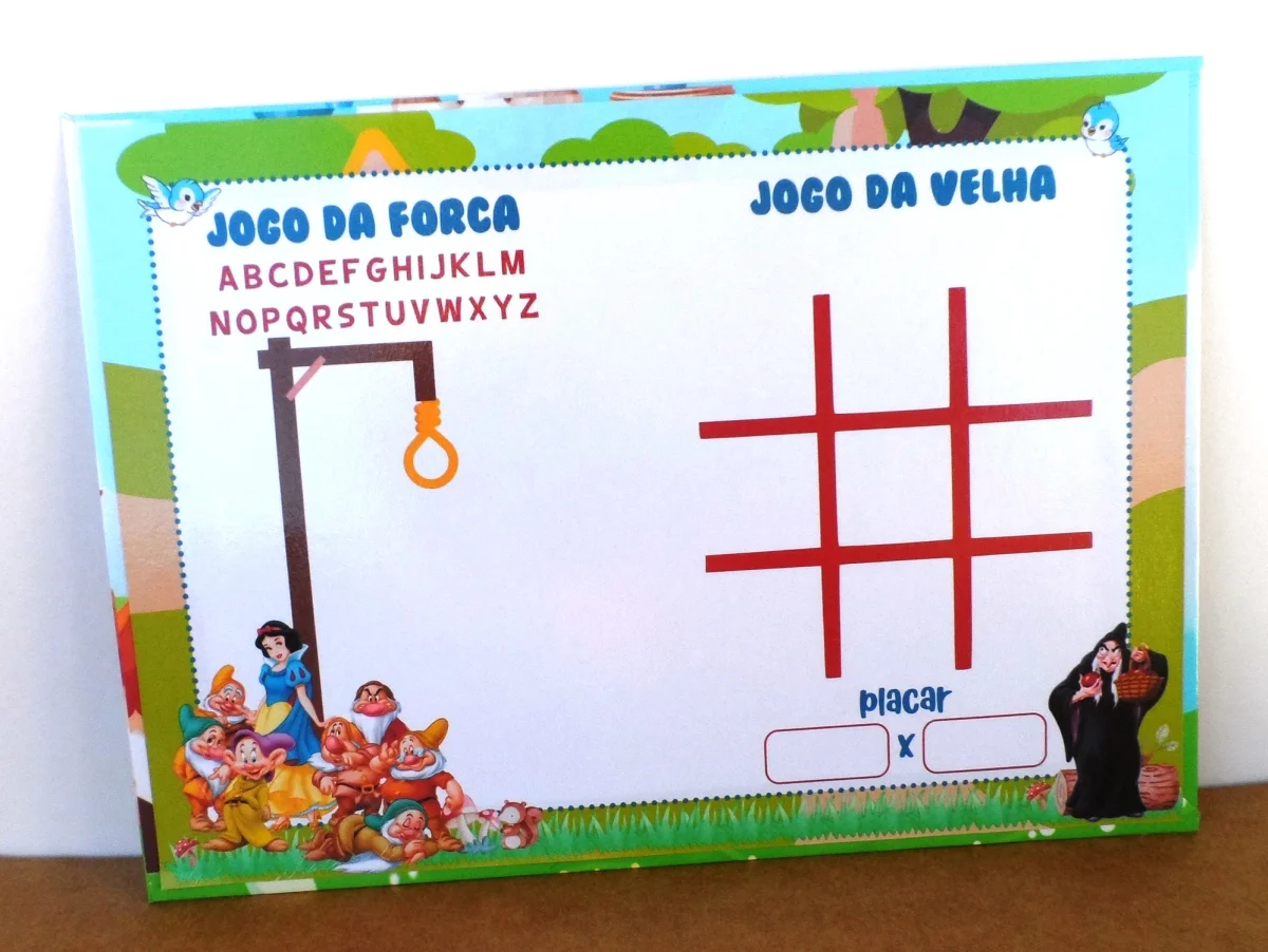 Lol Surprise Lousa Mágica cartonada personalizada + Jogos + Caneta lembrancinha festa 20 unidades - Imagem 7