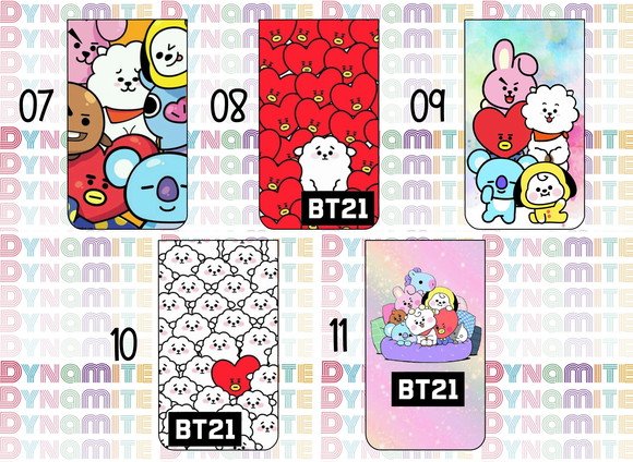 Bts K'pop Doramas Séries Marcador de Páginas Magnético lembrancinha personalizada 10 unidades - Imagem 7