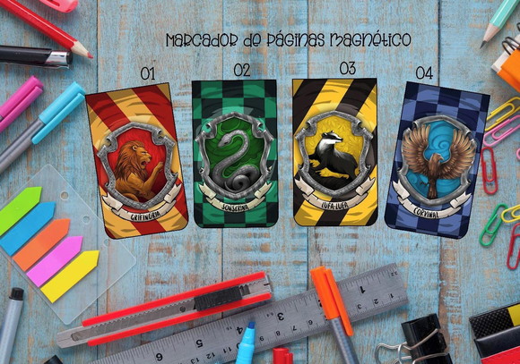 Marcador de Páginas Magnético Harry Potter