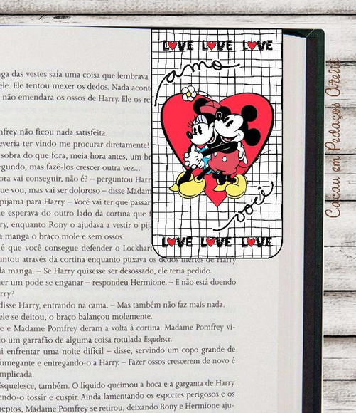 Mickey Minnie BTS Doramas Marcador de Páginas Magnético 10 unidades - Imagem 2