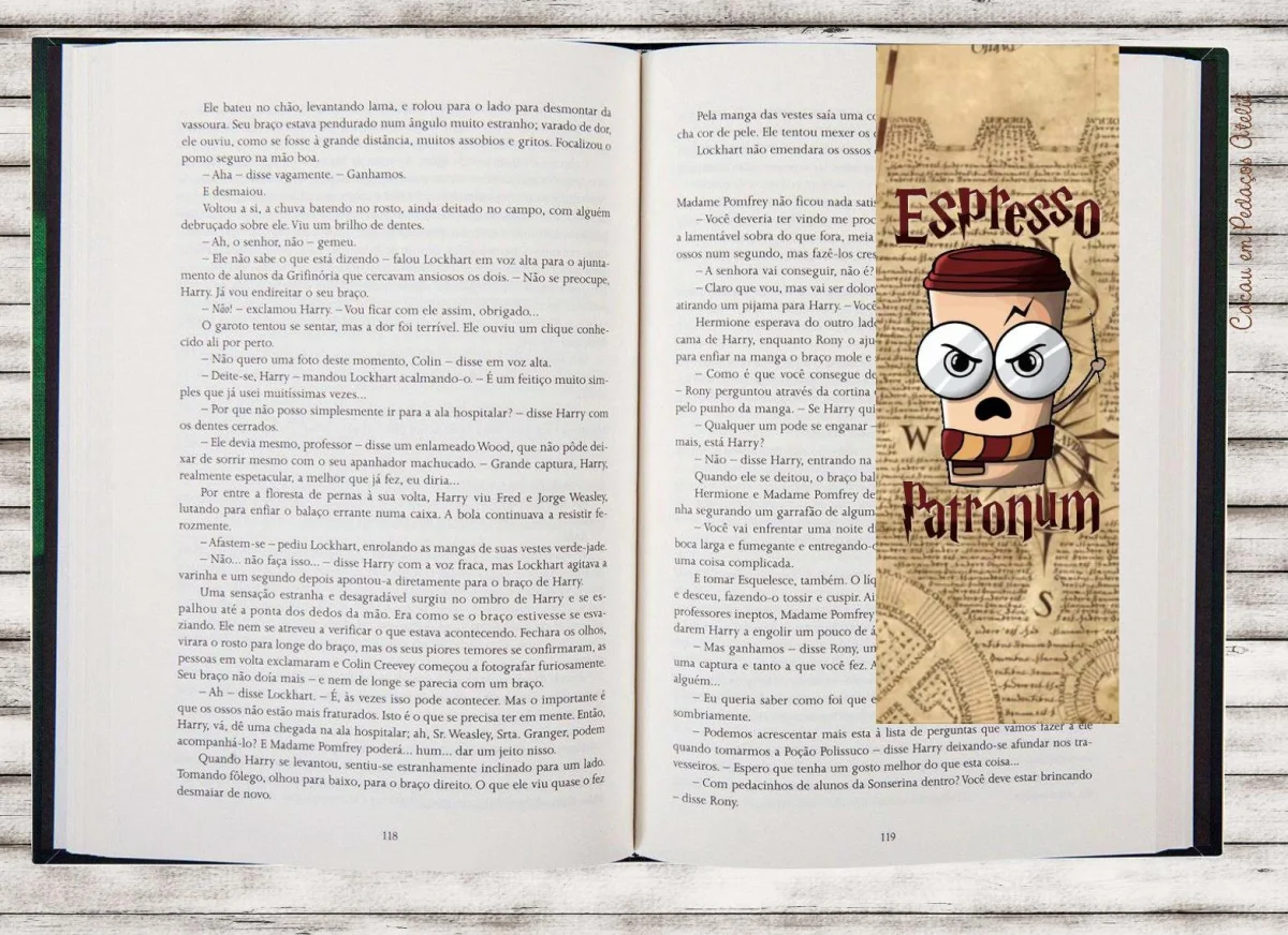 Harry Potter Grifinória Sonserina Marcador de Páginas Magnético Lembrancinha Festa 10 unidades - Imagem 5