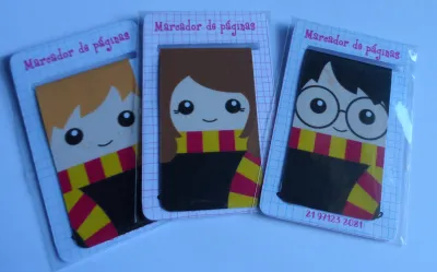 Harry Potter Grifinória Marcador de Página Magnético Lembrancinha Festa 10 unidades