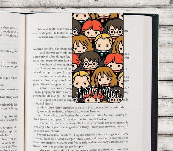 Harry Potter Grifinória Marcador de Páginas Magnético lembrancinha festa 10 unidades - Imagem 5