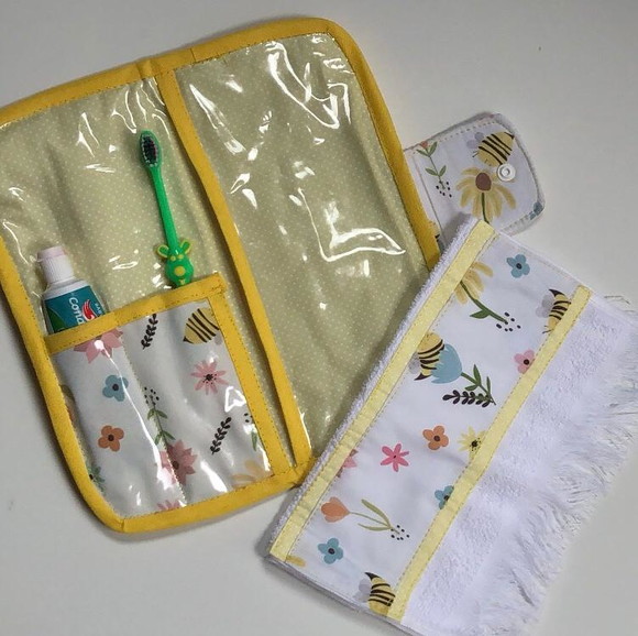 Kit Escolar Avental + Estojo de Higiene Bucal - Imagem 5