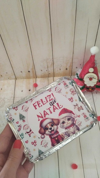 Marmitinha para Lembrancinha Natal Pet Cachorro e Gato - Imagem 2