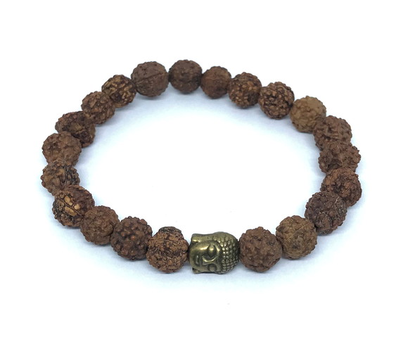 Pulseira Japamala 21 Contas de Semente de Rudraska