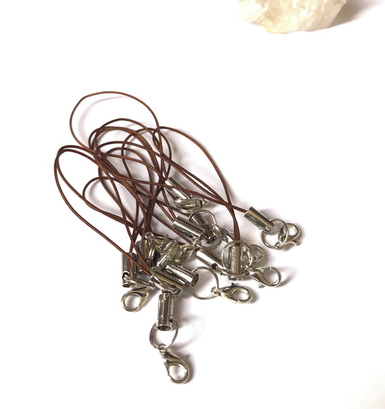 Kit Cordinha com Argola Double Loop e Fecho Celular com 50