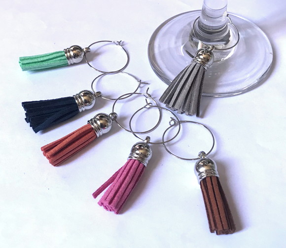 Marcadores de Taça com 6 Peças Tassel