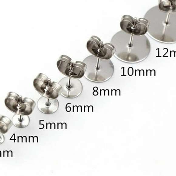 Kit Base Brinco Aço Inoxidável com 35 Pares Varios Tamanhos