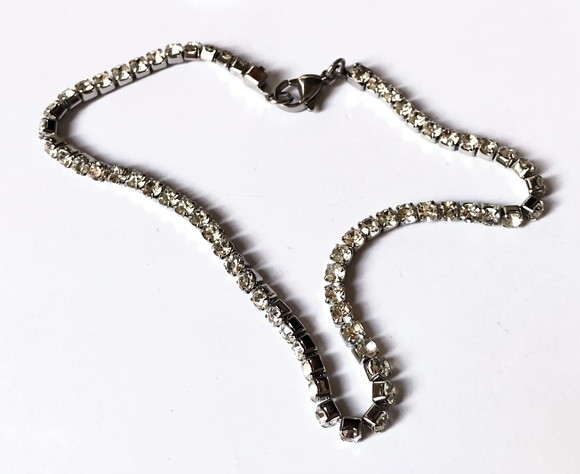 Tornozeleira de Aço Inoxidavel e Zirconia