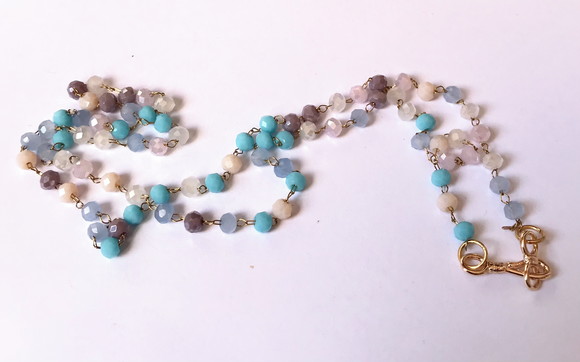 Choker Colar com Cristal Colorido 3 mm e Aço Inox - Imagem 5