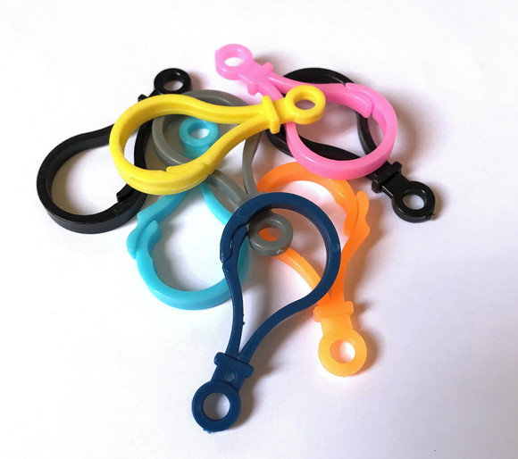 Fecho de Plastico Coloridos 10 Itens 48.0 x 24.0 mm