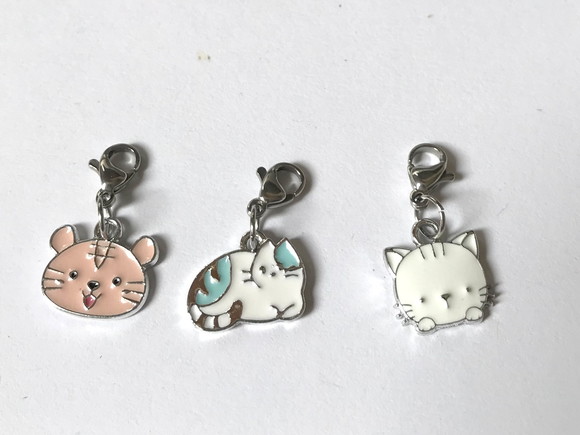 Kit Pingente com Gatos para Colar, Pulseira, Tornozeleira