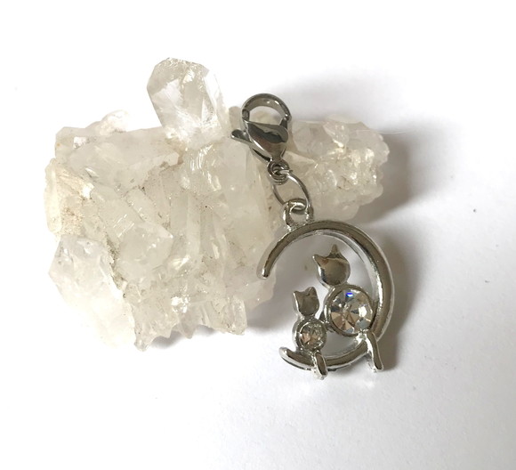 Pingente com Gato para Colar, Pulseira, Tornozeleira, Col...