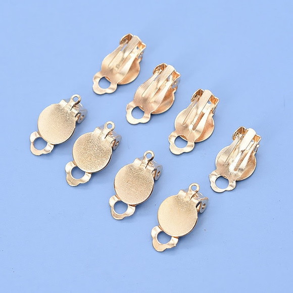 Base Brinco de Pressão 1 Saída ( 10 Pares) Dourado