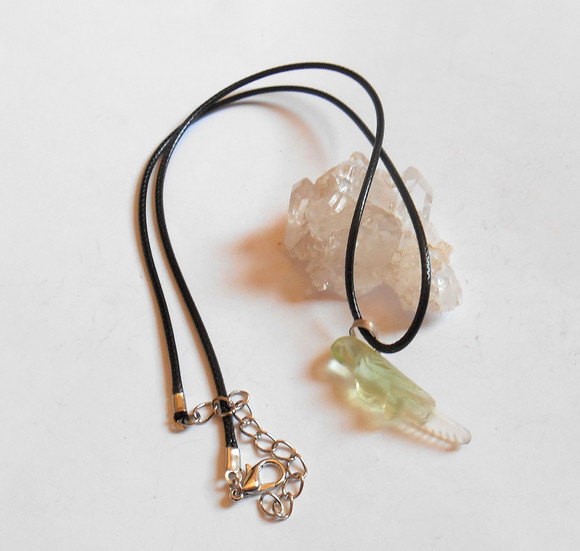 Cordão Colar com Quartzo Arara