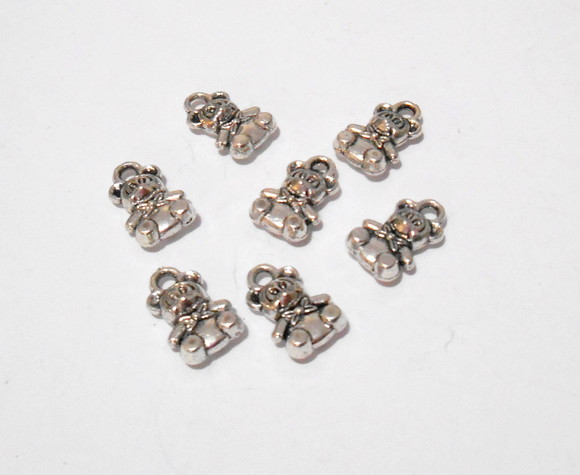 Mini Urso para Montagem Brinco, Pingente ,pulseira