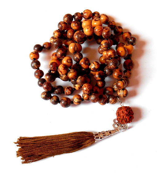Japamala 108 contas Açai rajado