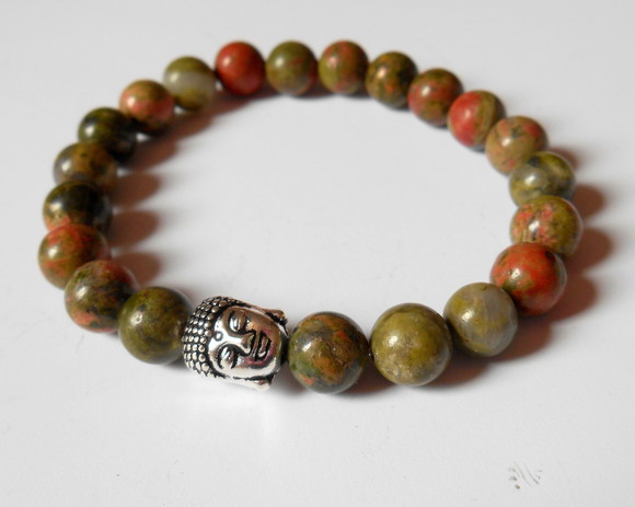 Pulseira Japamala 21 contas Unakita