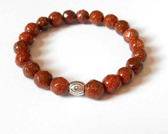 Pulseira com Pedra do Sol Facetada