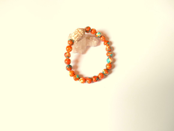 Pulseira Japamala com Arco Iris e Buda