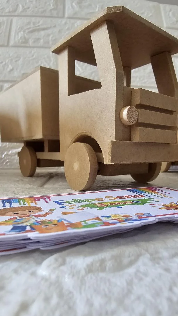 Kit Pintura Caminhão Cofre Personalizado - Tema Artes - Imagem 1
