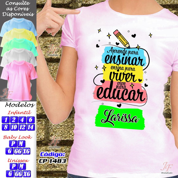 01 Camiseta Personalizada Dia dos Professores - Imagem 2