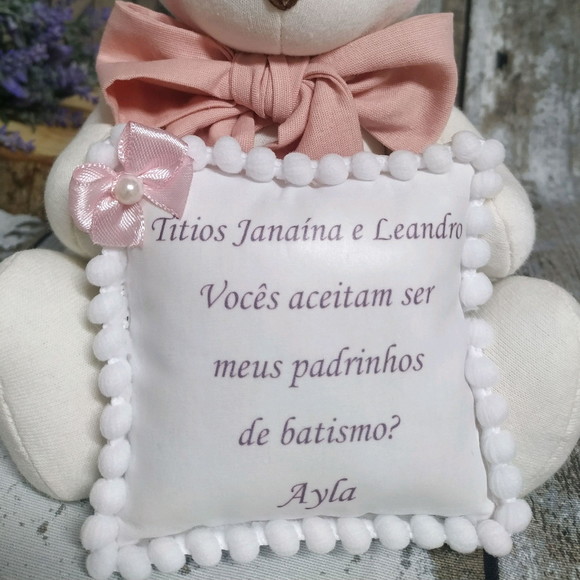 Convite para Padrinhos de Batismo - Imagem 3