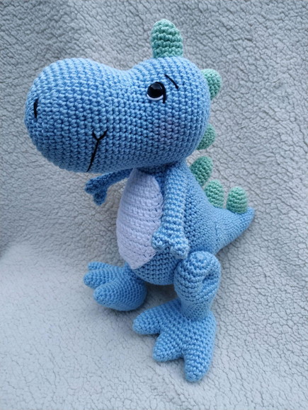 Dinossauro T-rex Amigurumi