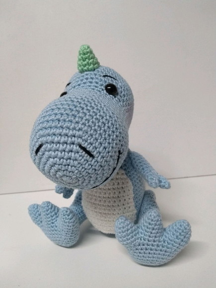 Dinossauro T-rex Amigurumi
