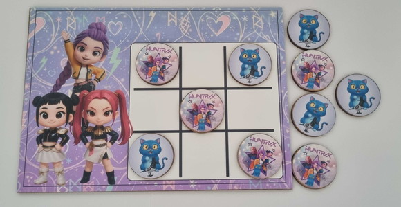 Jogo da Velha mdf Guerreiras K Pop