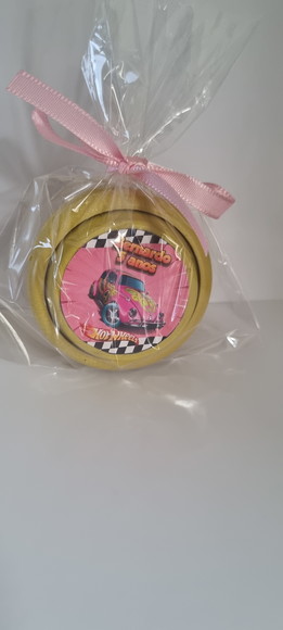 Ioio Personalizado Hotwheels Rosa