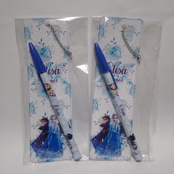Card Canetas Personalizadas Frozen