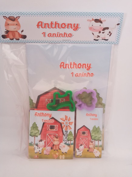 Kit Colorir com Massinha Fazendinha Aquarelada