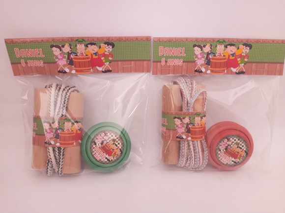 Kit Corda e Ioio Personalizado Turma do Chaves