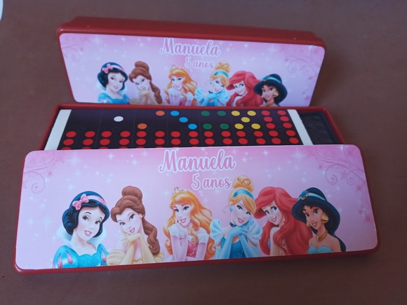 Domino Personalizado Princesas e Principes Disney