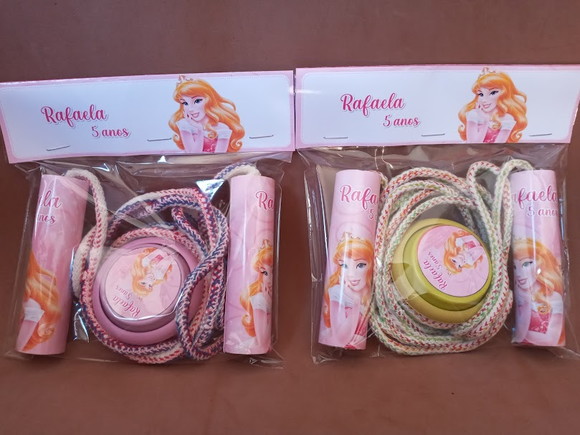 Kit Corda Personalizada e Ioio Bela Adormecida